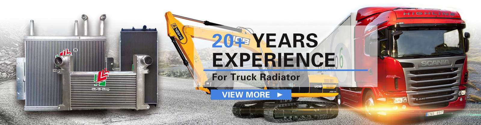 ディーゼル トラックのラジエーター