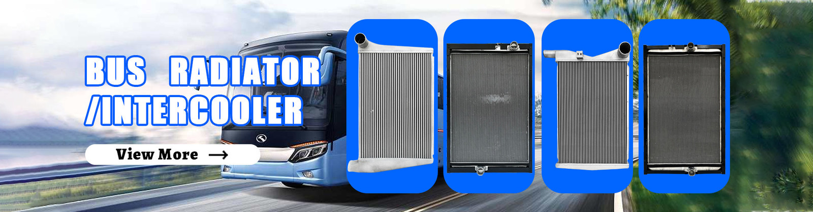 掘削機のラジエーター